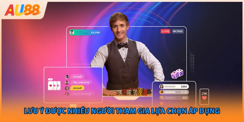 Lưu ý được nhiều người tham gia lựa chọn áp dụng